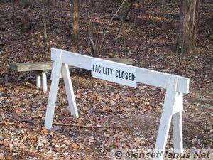 Entrance to dirt trail