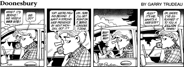 Doonesbury sums up the web