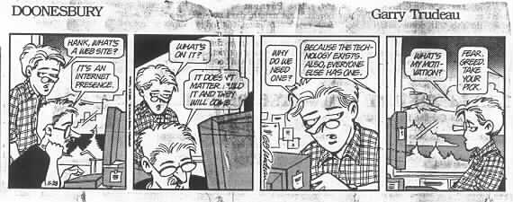 Doonesbury sums up the web