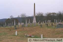 Leach Cemetery Miners' Circle Monument