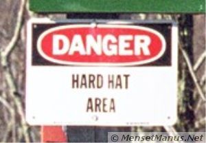 Danger Hard Hat Area