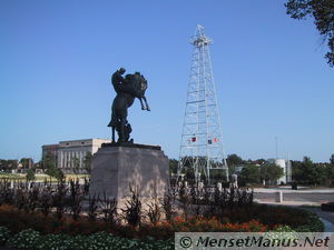 Horse Rider Statue